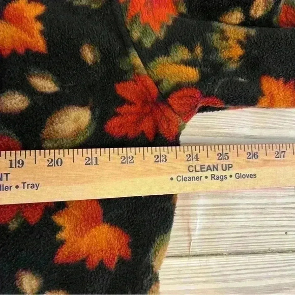 Not for
Sale 🍂Vintage Fall Maple Leaves Acorns Zip Up Fleece 🍁 - Picture 5 of 6